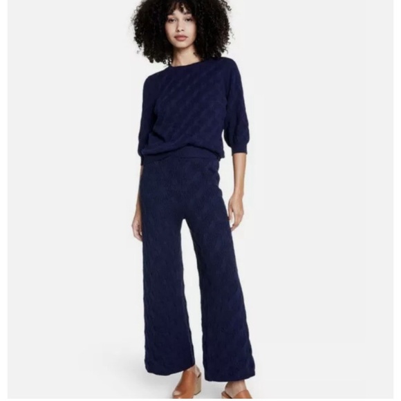 Rachel Comey Pants - Rachel Comey × Target High-Rise Wide Leg Knit
Sweater Palazzo Pants Navy L